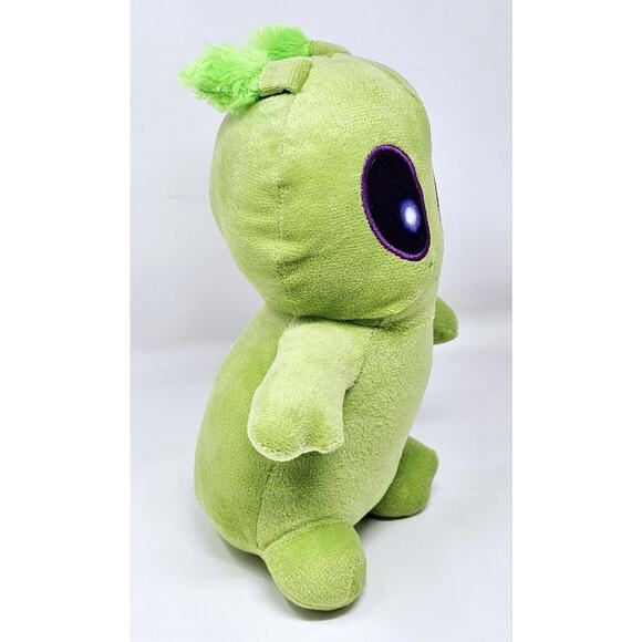 Alien BMI Merchandise 11” Green Half Pillow Space Eyes Plush Stuffed Gift Toy - Picture 4 of 9